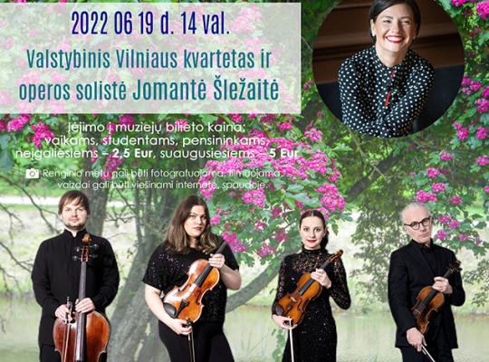Burbiškio dvaro popietėje skambės klasika