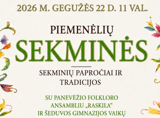 Kleboniškių kaimo buities muziejuje tradicijas tęs „Piemenėlių Sekminės“