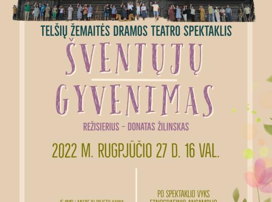Kleboniškių kaimo buities muziejaus klojime baigiasi teatro sezonas