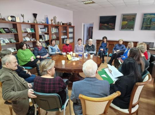 Viešojoje bibliotekoje paminėtos rašytojo V. Mykolaičio-Putino 130-osios gimimo metinės
