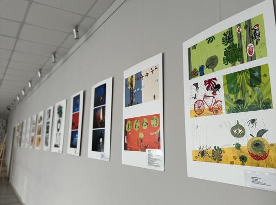 Sausį – naujos parodos bibliotekoje