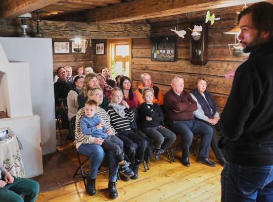 Kleboniškių muziejuje vykusioje edukacijoje – pažintis su paukščiais