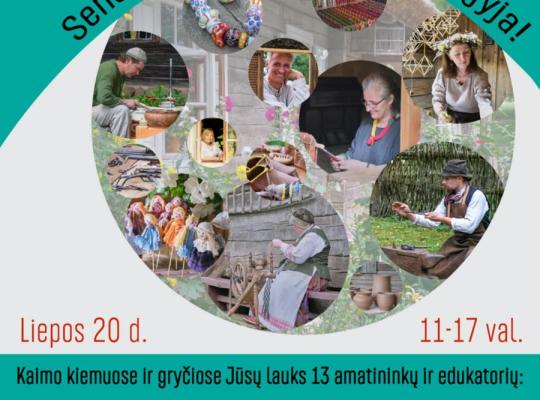 Kleboniškių kaime jau šį sekmadienį – pirmoji Senųjų amatų ir edukacijų diena