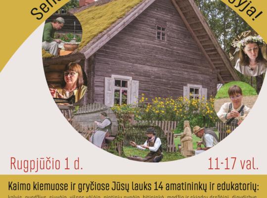 Kleboniškių kaimas vėl atgis – tęsis Senųjų amatų ir edukacijų dienos