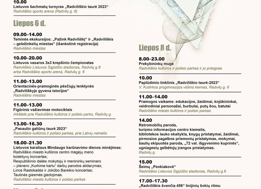Renginio plakatas