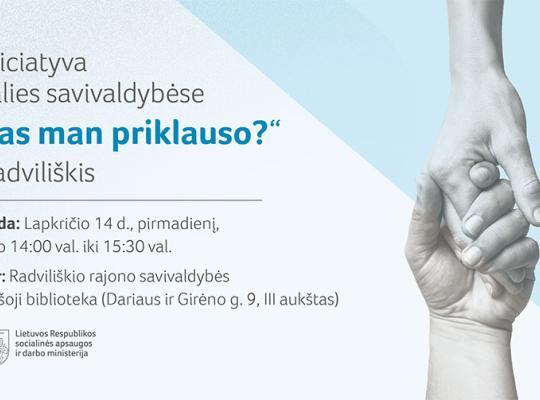 Iniciatyva šalies savivaldybėse „Kas man priklauso?“/ Ініціатива у муніципалітетах країни «Що мені належить?»