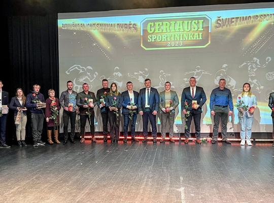Radviliškyje pagerbti geriausi 2023 m. rajono sportininkai