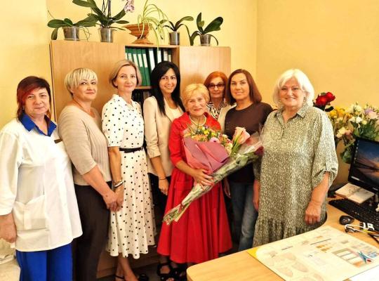 50 metų medicinai skyrusi Radviliškio gydytoja Violeta Klugienė išlydėta į užtarnautą poilsį