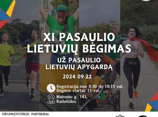 Radviliškyje vyks tarptautinis pasaulio lietuvių bėgimas „5 UŽ LIETUVĄ“