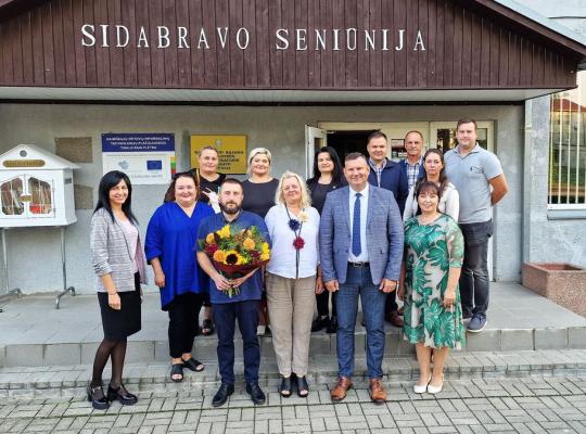 Sidabrave darbą pradėjo naujas seniūnas Marius Senulis
