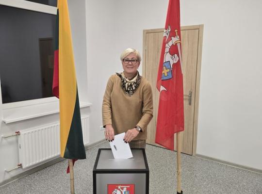 Prasidėjo balsavimas iš anksto Lietuvos Respublikos Seimo rinkimuose