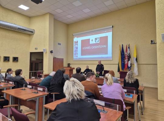 Savivaldybėje vyko civilinės saugos mokymai