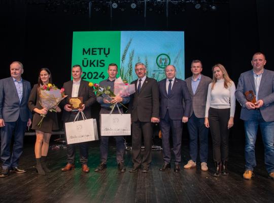 Renginyje „Metų ūkis 2024“ apdovanoti ir 3 Radviliškio rajono ūkiai