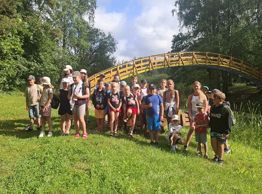 Sidabravo vasaros stovykloje vaikai leido laiką smagiai keliaudami