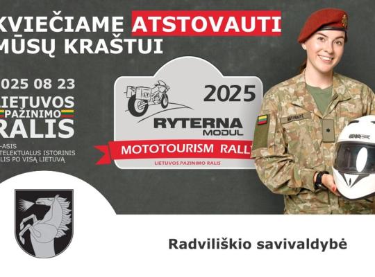Radviliškio motociklininkai kviečiami dalyvauti intelektualiame ralyje po Lietuvą