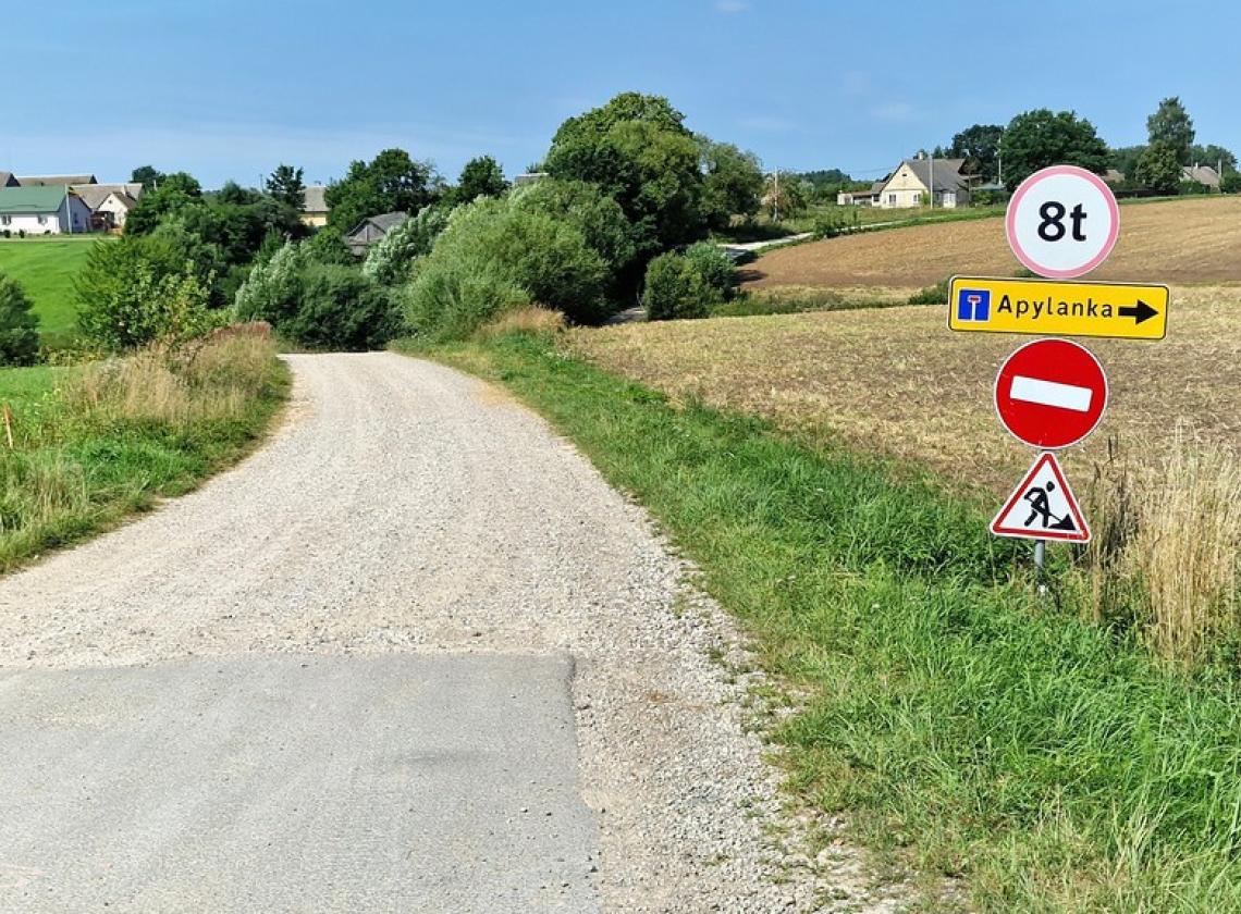 Šalia Baisogalos prasidėjo ilgai laukto kelio remontas: vairuotojų prašoma kantrybės