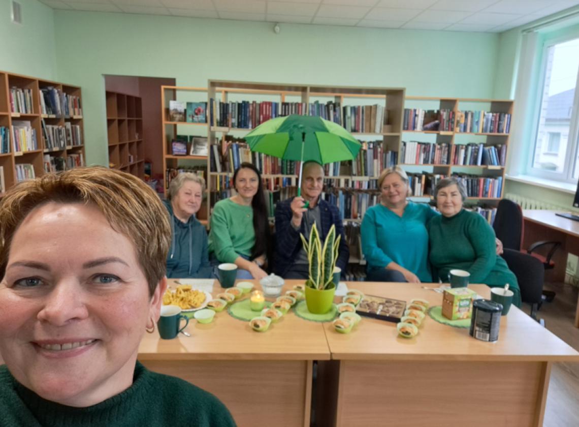 Bibliotekoje – akcija „Žalia šviesa gyvenimui“