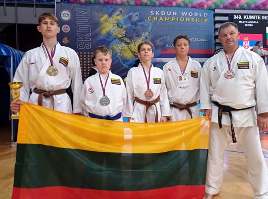 Karatė klubo „Kentauras“ sportininkų pasiekimai ir pergalės pasaulio čempionate
