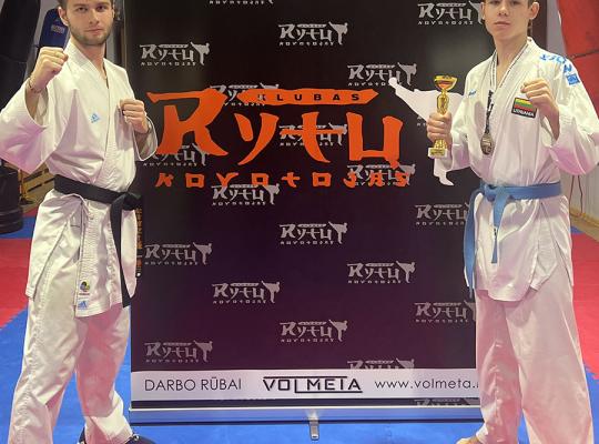 Sporto klubo „Rytų kovotojas“ sportininkų sėkmė Lietuvoje WKF karatė turnyre
