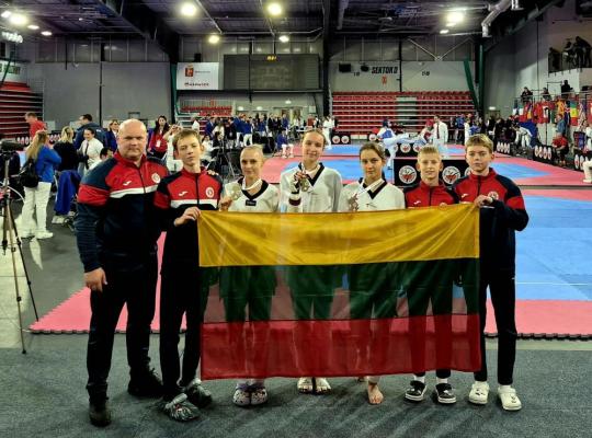 Radviliškio tekvondo sportininkai Varšuvoje iškovojo tris medalius