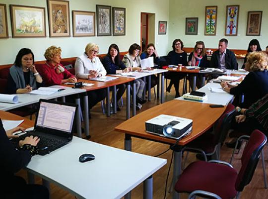 Antroji nacionalinio švietimo projekto „Lyderių laikas 3“ Radviliškio rajono savivaldybės kūrybinės komandos konsultacija