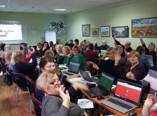 Netradiciniai mokymai su šventine nuotaika
