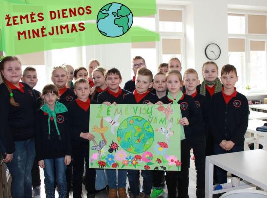 V. Kudirkos  progimnazijoje – veiklos, skirtos Žemės dienai