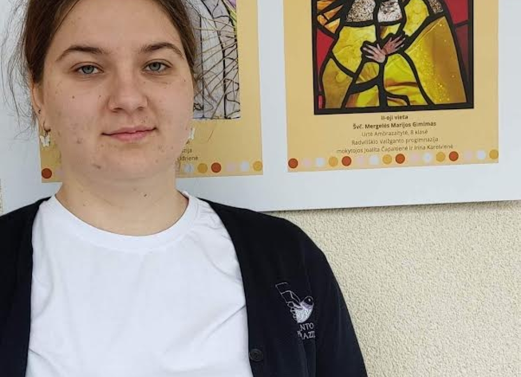 Vaižganto progimnazijos 8a klasės mokinė Urtė Ambrazaitytė