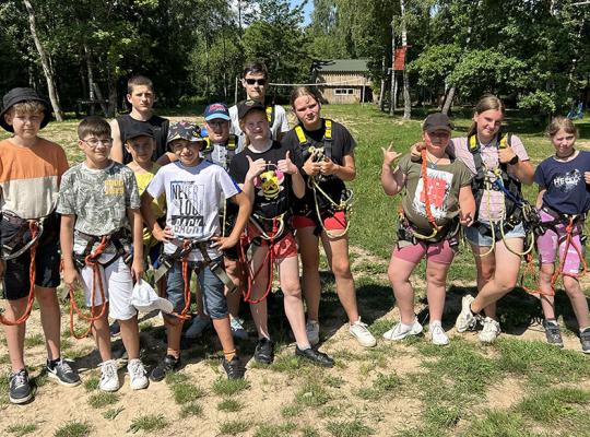 Kutiškių daugiafunkciame centre vyko vaikų socializacijos ir poilsio stovykla „Pažink, sportuok, poilsiauk“