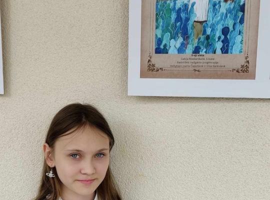 Vaižganto progimnazijos mokinė – konkurso „Plačiai atverkite Kristui duris!“ laureatė