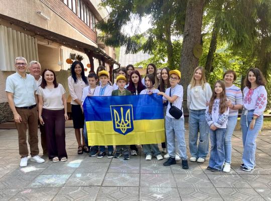 Vaikų iš Ukrainos viešnagė Radviliškyje