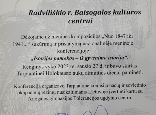 Renginio nuotrauka