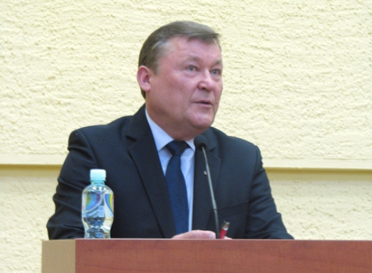 Savivaldybės atliktus Lietuvos partizanų ryšininkų Sajų sodybos išsaugojimo darbus pristatė Radviliškio rajono savivaldybės administracijos Paveldosaugos skyriaus vedėjas Vytautas Simelis