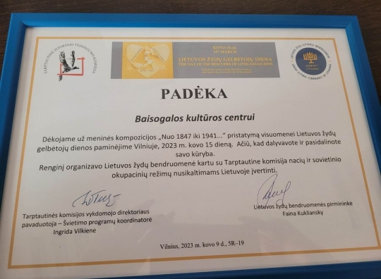 Renginio nuotrauka