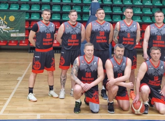 Vyrų komanda (amžiaus grupė 40+) finalo ketverto varžybose Palangoje.