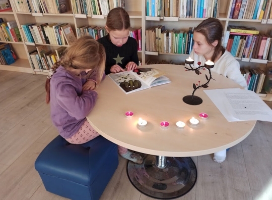 Skėmių bibliotekoje