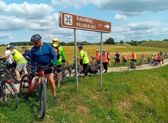 Dviračių žygio akimirkos